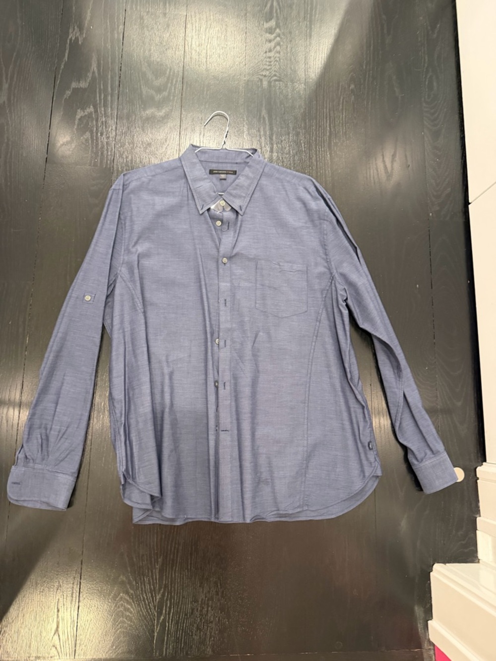 John Varvatos Classic Button-Down Shirt in Light Blue